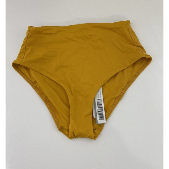 NWT Everlane ReNew Womens High Rise‎ Hipster Bikini Bottoms Size XXS Yellow - Picture 3 of 7
